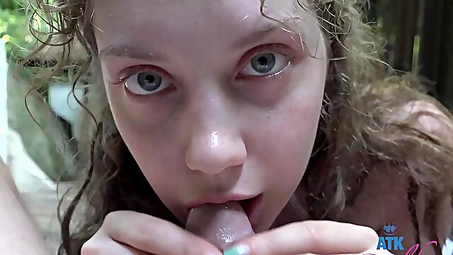 Old and young fuck in doggy style in hot pov action