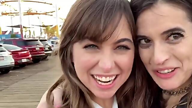 A threesome with Abbie Maley and her co-workers becomes a hot reality.