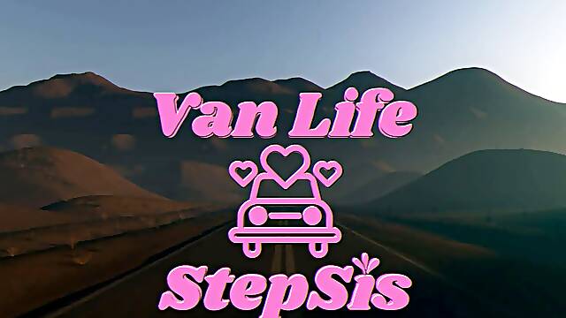 Naughty nudist Scarlet Skies fucks brutha camper van fashion