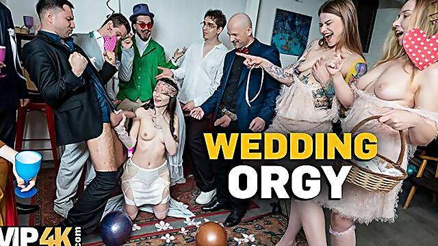 Wedding Orgy Bride Husband Two Friends