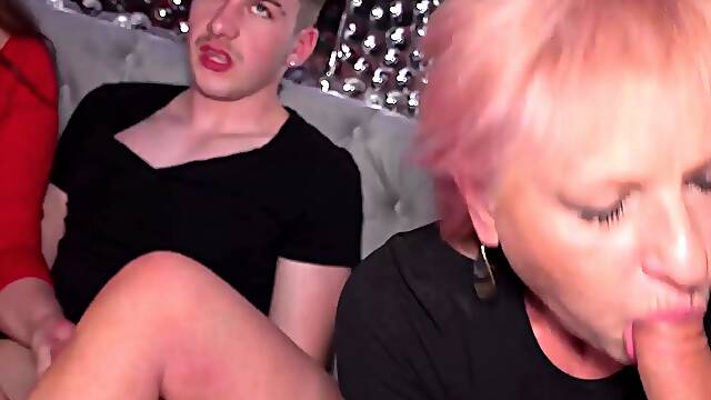 Taking My Bi Friends To Fuck Old Strippers At Letsgobi