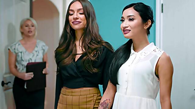 Insolent females make out in pure lesbian style for the best outcome