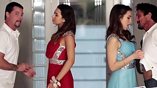 Riley Reid & Melissa Moore - Prom Night Swap