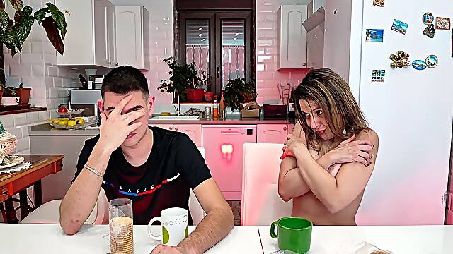 50 year old Stepmom Dana Levy wants her stepson's hard cock
