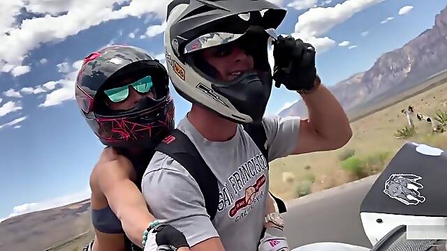Las Vegas motorcycle ride leads to some sexy fun!