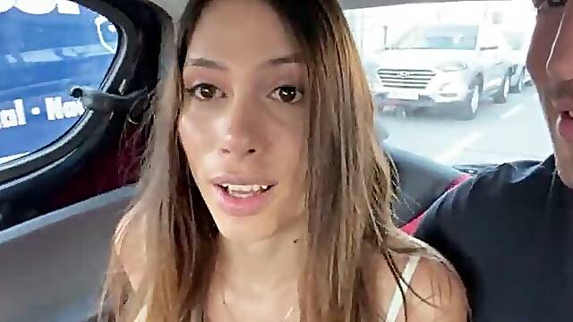 POV sex in the car