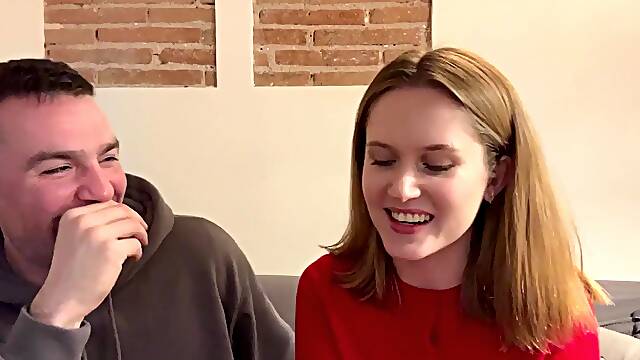 Behind the Scenes with Gorgeous Golden-haired Russian College Beauty, Una Fairy, and Andres Acosta