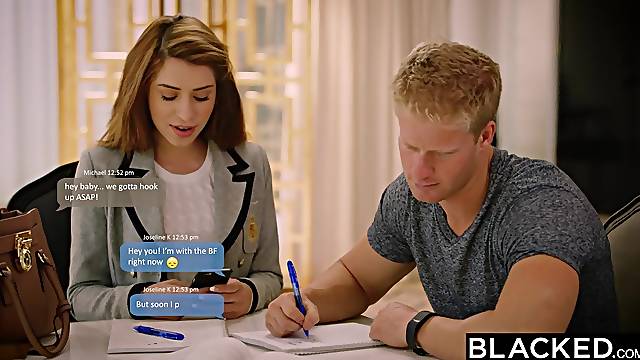 BLACKED Babe Joseline Kelly First Interracial