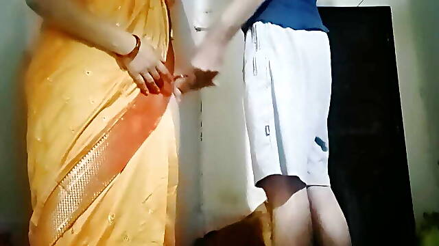 Tante Og Dreng, Godt Nytår, Gamle Og Dreng