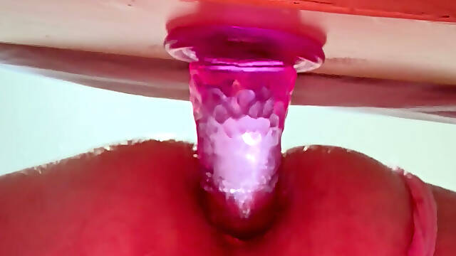 Sissy anal training, 2 new dildos