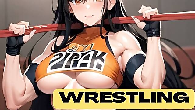 Wrestling Victory Pose: Scissors & Trash Talk Win