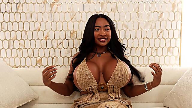 TIA MARIE shows her BIG TITS and TWERKS her CURVY ass to get Jovan Jordan hard enough to FUCK