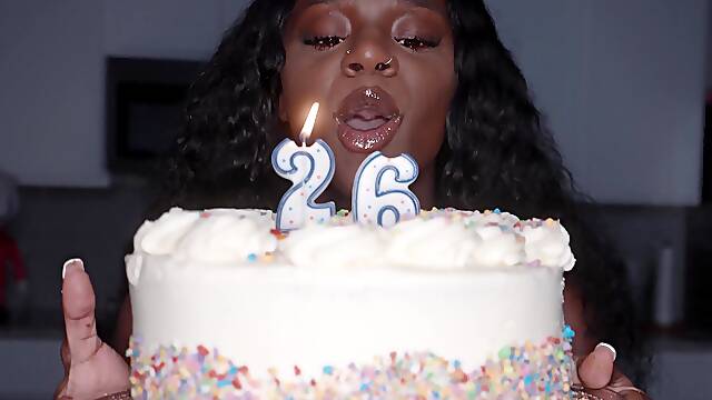 Majesty Nasty gets her birthday present