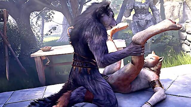 Werewolf duo pounds in The puny Ruins