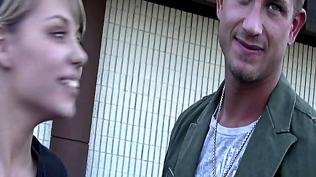 Outdoor Fucks Scene-4_slim, Busty Blonde Having Sex on the Rooftop and in Her Friend's Car